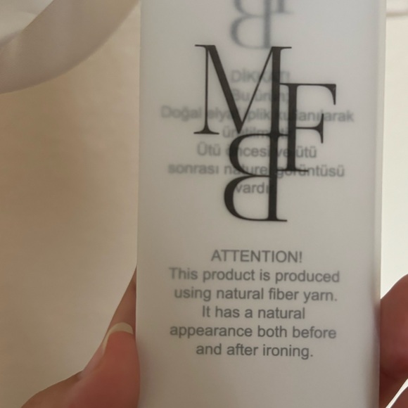 - MYBESTFRIENDS Twisted top in Ecru. Size 40/8 - Picture 9 of 11